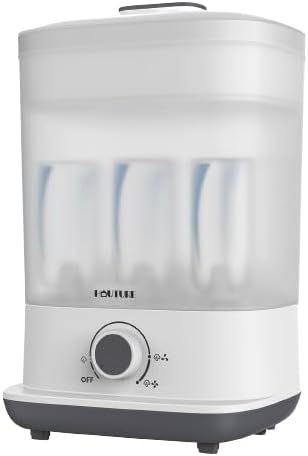 HAUTURE Baby Bottle Sterilizer and Dryer, One-Dial Steam Control by HAUTURE