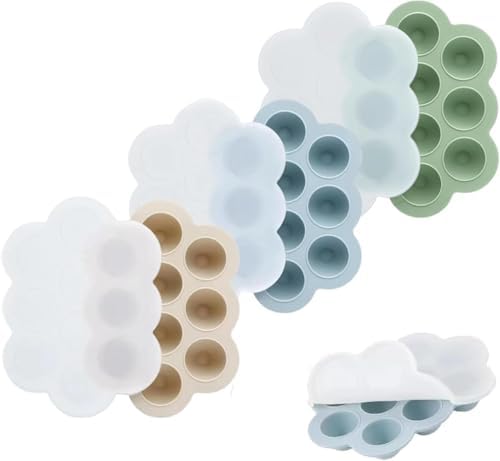 PandaEar 3-Pack Silicone Baby Food Freezer Trays by PandaEar