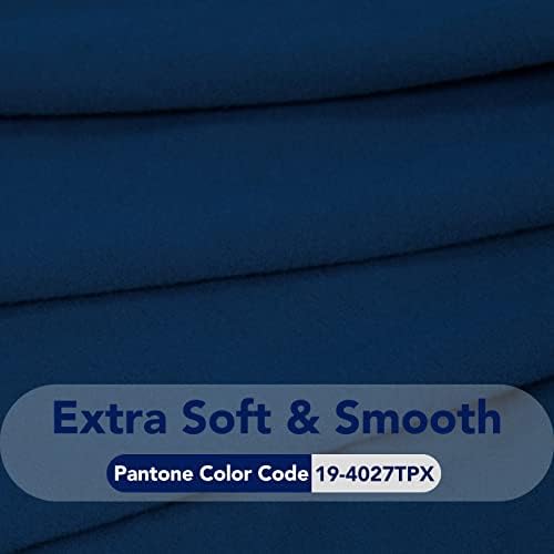 PureFit Stretch Couch Covers for Sofa 4 Seater Slipcovers Navy - Image 5