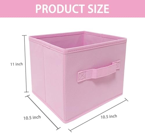 EBIGIC Storage bins collapsible storage bins, cube storage organizer （Pack of - Image 2