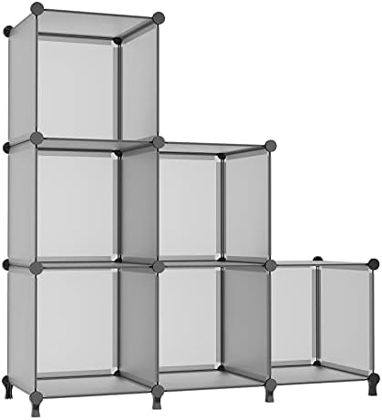 AWTATOS Cube Storage Organizer, Closet Organizers, 6 Cube Shelf by AWTATOS