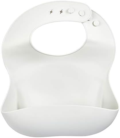 Three Little Tots Modern Silicone Baby Bib – Adjustable Fit Waterproof Catch by ThreeLittleTots