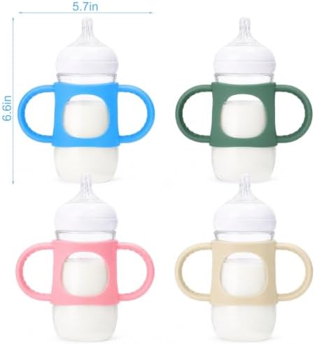 BUSOHA 2 Pack Silicone Sleeves for Avent Natural Baby Bottle - Image 2