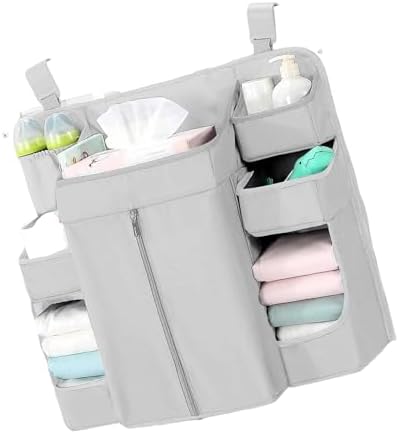 Diaper Organizer for Cribs And Changing Table, Hanging Diaper Caddy by Unknown