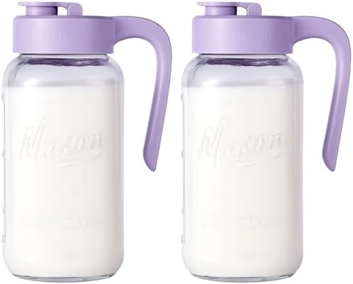 Mason Jar Pitcher, Glass Pitcher by spreccio