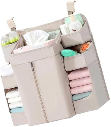 Diaper Organizer for Cribs And Changing Table, Hanging Diaper Caddy - Image 6