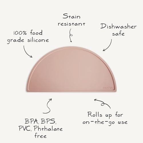 mushie Silicone Placemat for Kids | BPA-Free Non-Slip Design - Image 2