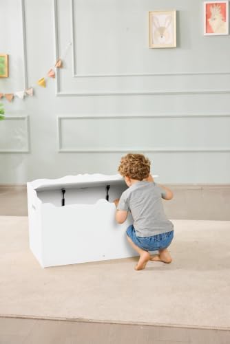 Amazon Basics Kids Wooden Toy Storage Chest - Image 2