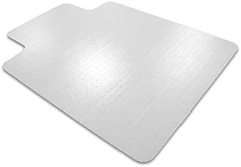 Floortex Poly Rctglr Lipped ChairMat Plush Pile Carpet48X53 by Floortex