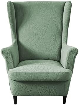 CRFATOP Wingback Chair Covers Stretch Armchair Slipcovers by CRFATOP