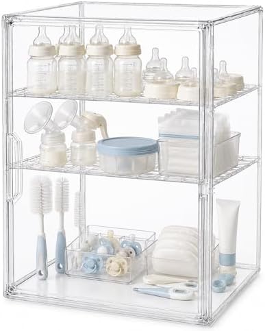 YESGIRL Clear Acrylic Baby Bottle Storage Organizer by Unknown