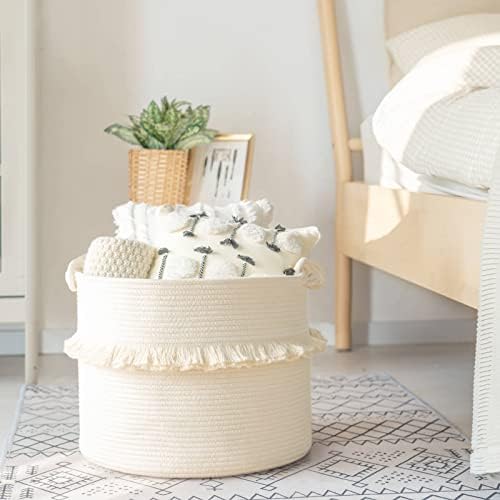 CherryNow 45L Woven Rope Baby Basket - Image 2