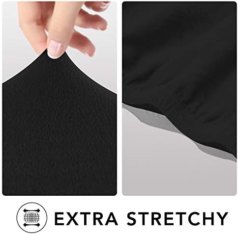 PureFit Stretch Loveseat Covers Fleece Couch Covers - Image 4
