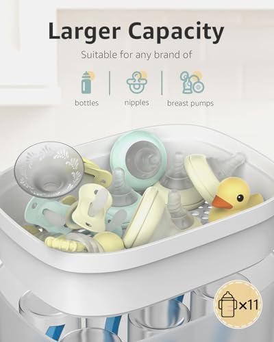 HAUTURE Baby Bottle Sterilizer and Dryer, One-Dial Steam Control - Image 5