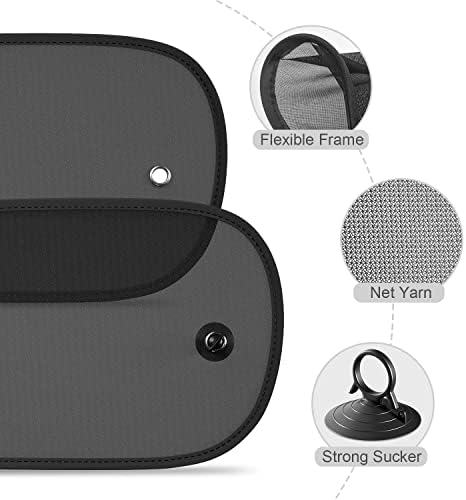 DIZA100 Car Sun Shade, 2 Pack Window Shade - Image 7