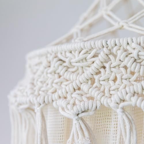 Crane Macrame Baby Crib Canopy, Boho Nursery Decor, Play Room Decorative Canopy - Image 3