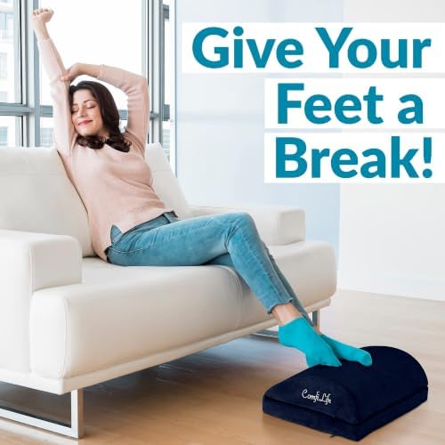 ComfiLife Foot Rest for Under Desk at Work – Adjustable Desk FootRest for - Image 7