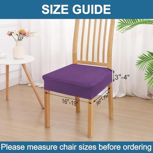 Smiry Waterproof Seat Covers for Dining Room Chairs - Image 3