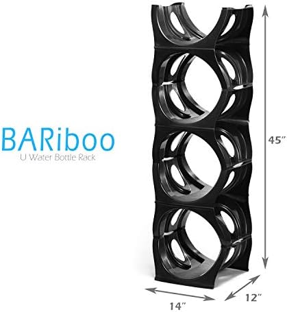 Bariboo Stackable Water Bottle Storage Rack Best Water Jugs 5 Gallon Organizer. - Image 4