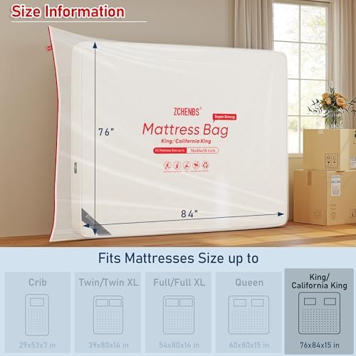 ZCHENBS® - 2 PK King/Cali King Mattress Bags - Image 4
