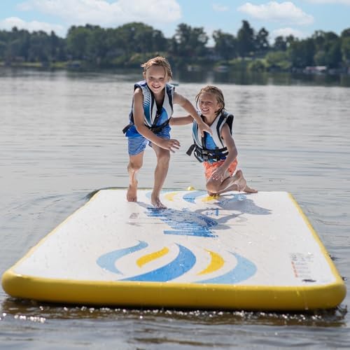 Rave Sports Inflatable Aqua Mat, Platform and Swim Dock - Image 2