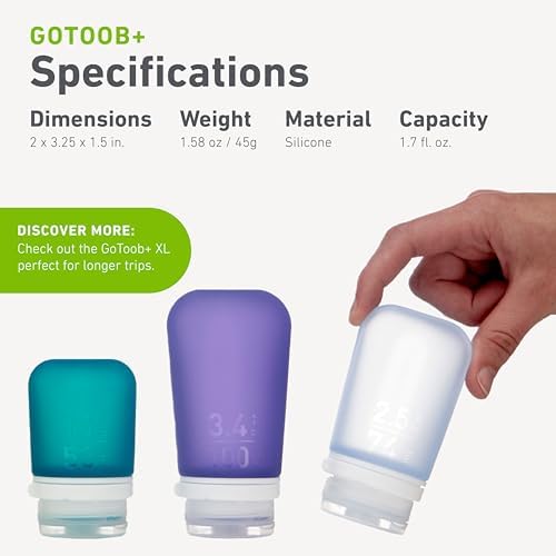 humangear GoToob+ 3-Pack, Rose/Lilac/Magenta - Image 5
