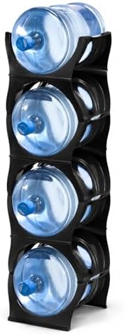 Bariboo Stackable Water Bottle Storage Rack Best Water Jugs 5 Gallon Organizer. by Bariboo