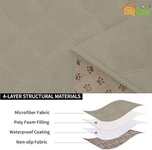 Easy-Going Waterproof Couch Cushion Covers, Non-Slip Leakproof Sofa Seat - Image 4