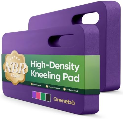 Grenebo 1-Pack Kneeling Pads, Extra Thick, 17.3 x 11 x 1.6 in by Grenebo