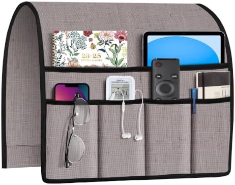 Joywell Remote Control Holder Armchair Caddy Armrest Organizer White Sand by Joywell