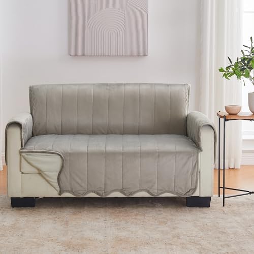 Great Bay Home Velvet Loveseat Cover by GreatBayHome