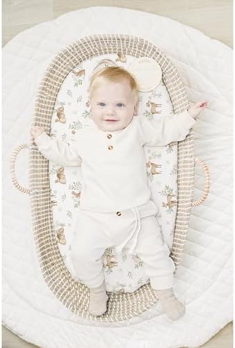Konssy Muslin Bassinet Sheets for Baby Boys and Girls, 2 Pack - Image 2