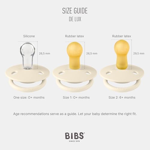 BIBS Pacifiers - De Lux Collection | BPA-Free Baby Pacifier | Made in Denmark | - Image 2