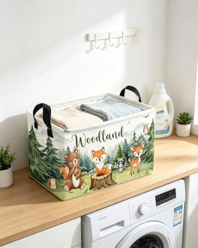 Essme Rectangular Animal Basket, Kids Storage Bins Organizer - Image 5
