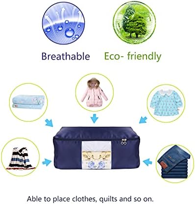 Blanket Storage Bags Pillow Bedspread Bedding Clothes Organizer Storage - Image 3