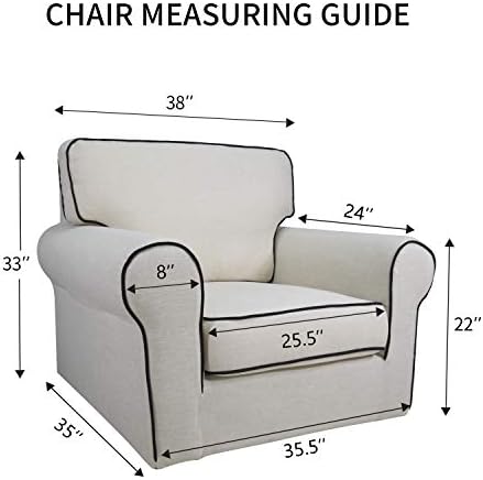 PureFit Stretch Chair Covers Fleece Couch Covers - Image 6