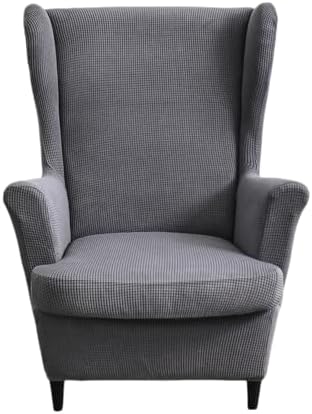 NILUOH Wingback Chair Covers 2-Piece, Armchair Slipcovers by NILUOH