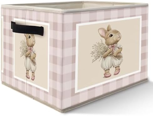 Bunny Nursery Storage Bins Basket, Toybox by Likjadjustfollowme