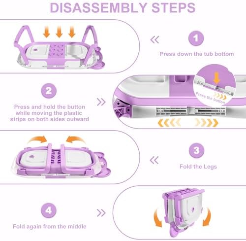 MoreFeel Collapsible Baby Bathtub - Image 5