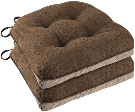 Chair Cushions for Dining Chairs Set of 2 by FlyGulls
