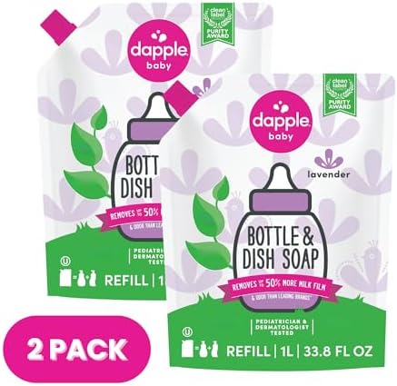 Dapple Baby Lavender Bottle & Dish Soap Refill Pouch - Image 4
