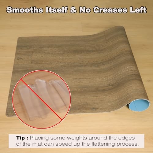 Wrinkle-Free 36"x 48" Office Chair Mat - Image 2