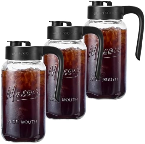 Mason Jar Pitcher, Glass Pitcher by spreccio