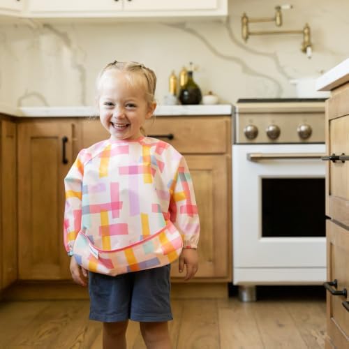 Tiny Twinkle Long Sleeve Bib for Babies & Toddlers | Waterproof Smock Bib for - Image 2