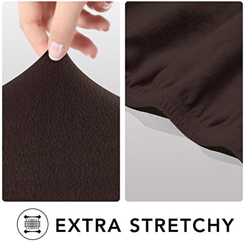 PureFit Stretch Loveseat Covers Fleece Couch Covers - Image 4