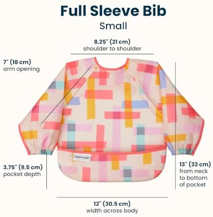 Tiny Twinkle Long Sleeve Bib for Babies & Toddlers | Waterproof Smock Bib for - Image 4