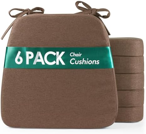 kingphenix Chair Cushions for Dining Chairs, 2.5 Inches Thick by kingphenix