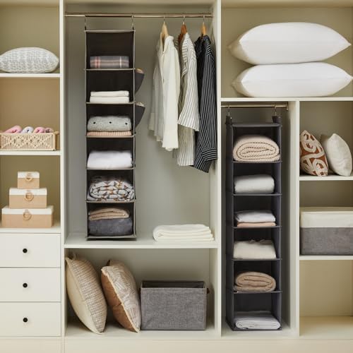 YOUDENOVA Hanging Closet Organizer and Storage, 2 Packs - Image 2
