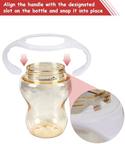 Baby Bottle Handles for Tommee Natural Start 5 & 9oz Baby Bottle - Image 5
