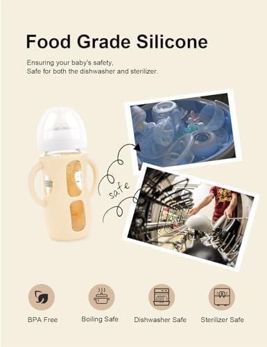 4-Pack Silicone Sleeves for Philips Avent Glass Bottles 8 oz - Image 5